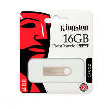 MEMORIA USB FLASH KINGSTON DATATRAVELER SE9, 16GB, USB 2.0, CHAMPAGNE.