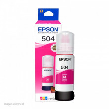 Botella de tinta EPSON T504320-AL, color Magenta, contenido 70ml